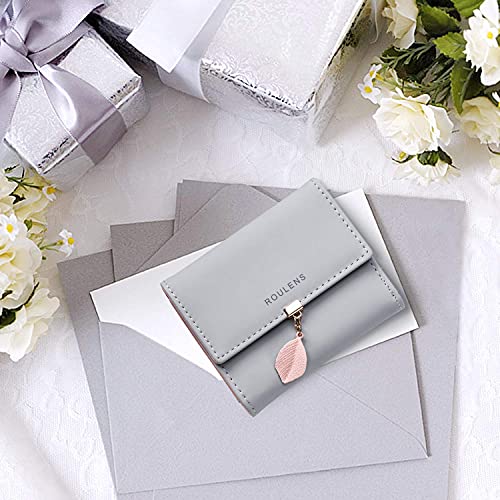 Roulens Designer Women's RFID-Blocking Leather Wallet