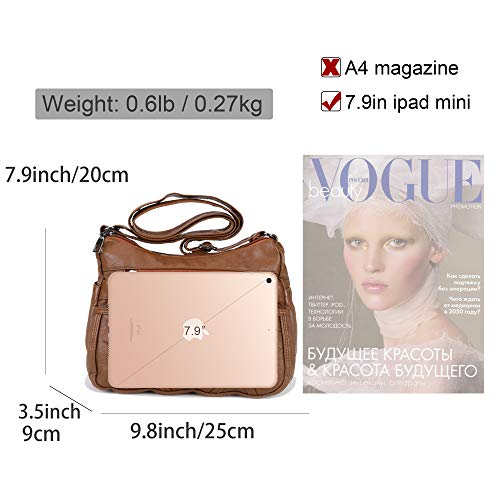 Stylish Lightweight Crossbody Bags for Women: Soft Leather