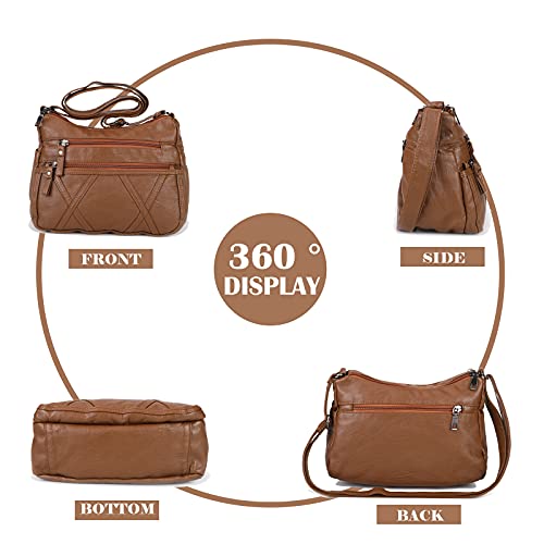 Stylish Lightweight Crossbody Bags for Women: Soft Leather