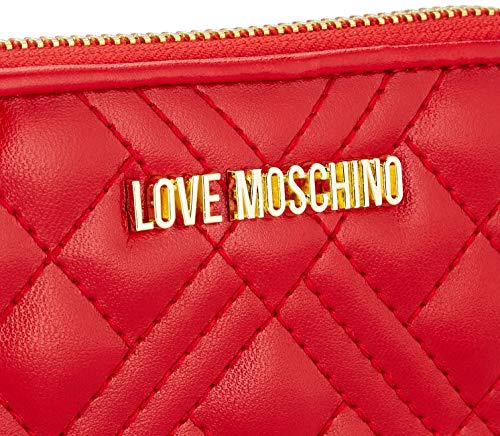 Love Moschino Red Wallet, 2.5x10x13cm (W x H x L)