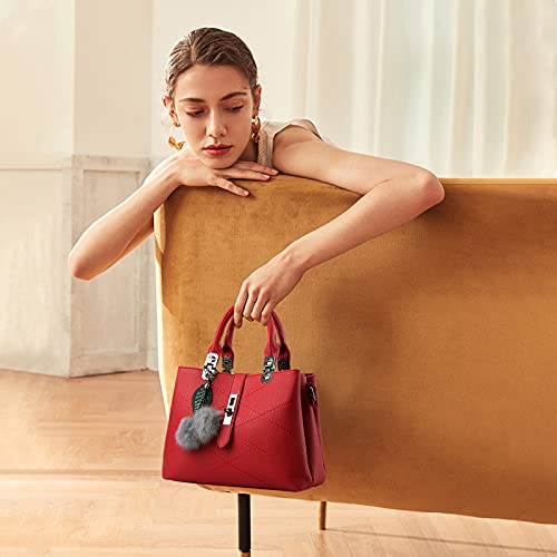 Nicole & Doris 2023 Designer Handbags with Pompom