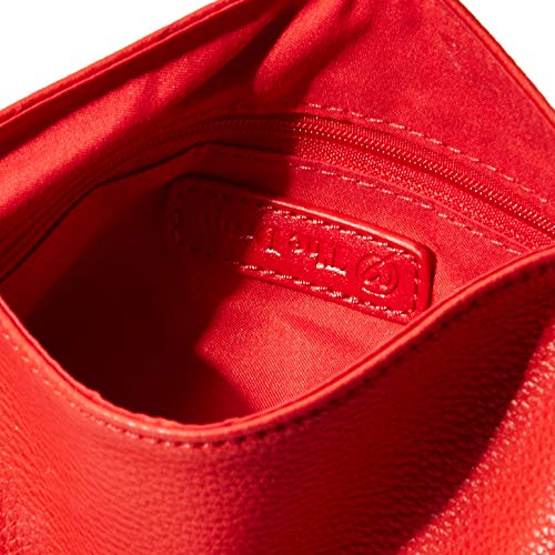 Red Avalon Small Designer Tote Bag