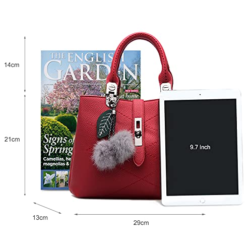 Nicole & Doris 2023 Designer Handbags with Pompom