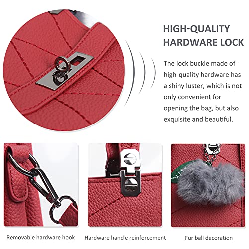 Nicole & Doris 2023 Designer Handbags with Pompom