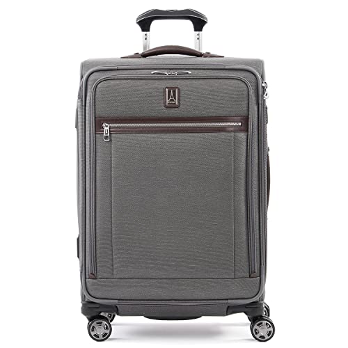 Vintage Grey Travelpro Platinum Elite International Carry-On Spinner