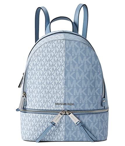 Michael Kors Rhea Zip Medium Backpack in Soft Sky