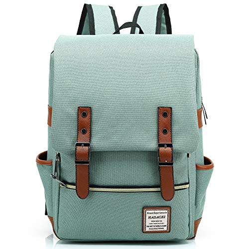 HASAGEI Unisex Vintage Backpack for School and Travel