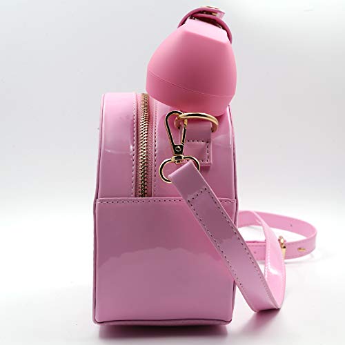 QiMing Retro Telephone Crossbody Bag - Pink