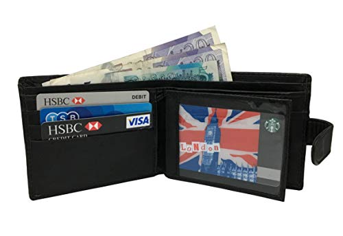 Hudson & James London Genuine Leather Men's Wallet