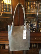 Pewter/Brushed Silver Designer Handbag - Hammitt Oliver Medium