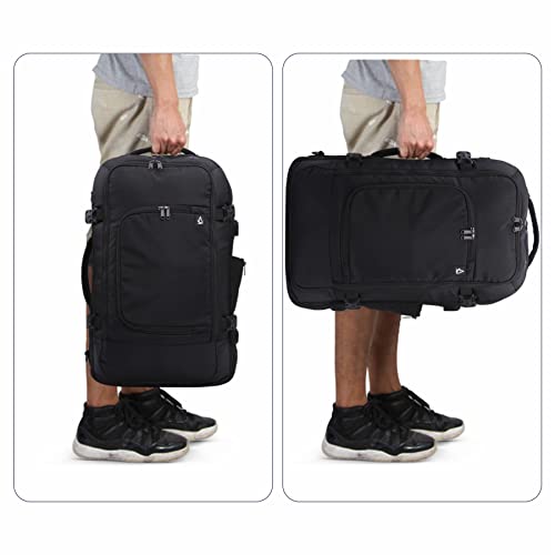 Aerolite 39L Cabin Backpack for 15” Laptop, Black