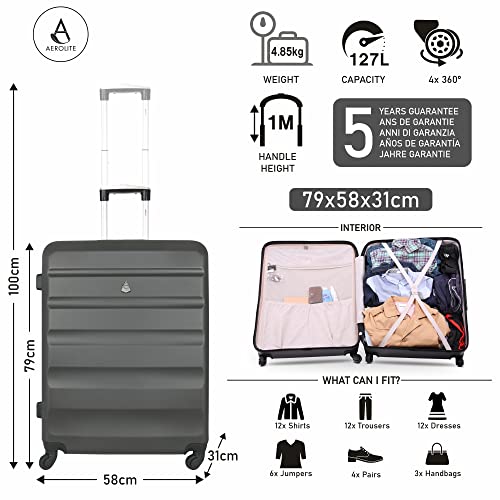 Aerolite Large ABS Hard Shell Suitcase, 29" - Designer Handbags