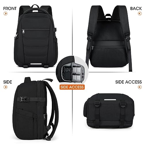 Large Capacity Waterproof Camera Laptop Backpack for DSLR