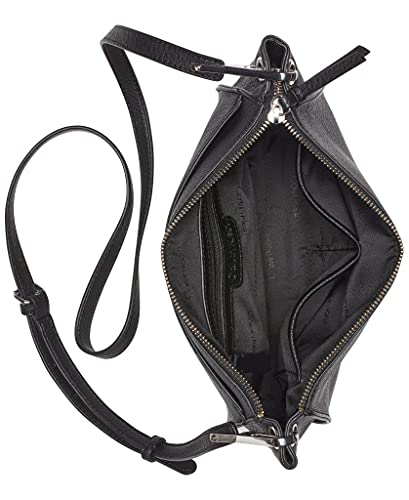 Calvin Klein Reyna Crossbody: Black/Silver - Women's