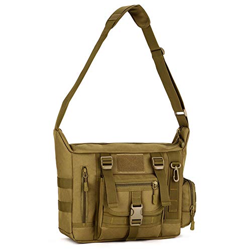 Military Green Tactical Messenger Bag Large for Laptop