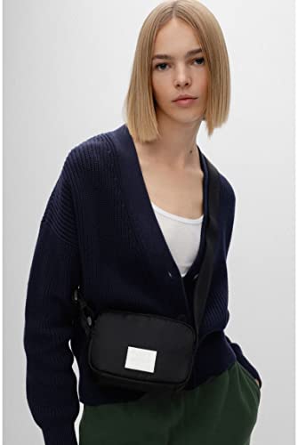 HUGO Womens Kaley Crossbody Bag with Logo Patch