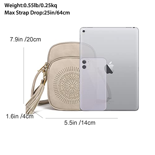 GLITZALL Trendy Cross Body Bag with Tassel