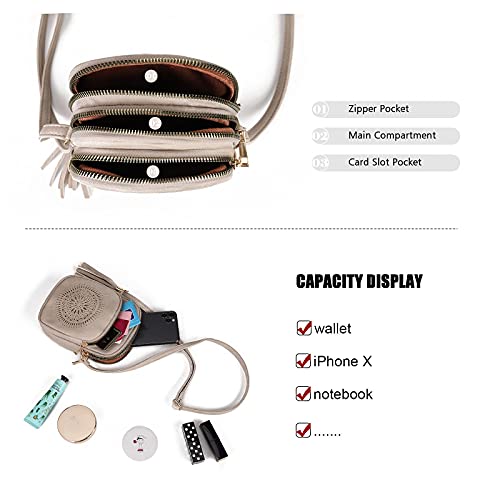 GLITZALL Trendy Cross Body Bag with Tassel