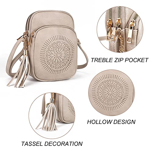 GLITZALL Trendy Cross Body Bag with Tassel