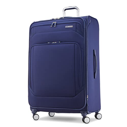 Samsonite Iris Blue Designer Handbag, Large Spinner Bag