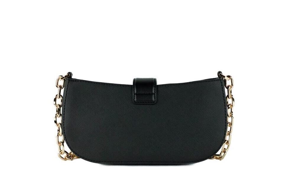 Michael Kors Black Leather Pouchette Shoulder Bag