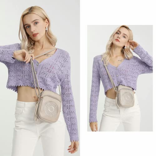 GLITZALL Trendy Cross Body Bag with Tassel