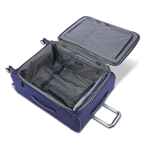 Samsonite Iris Blue Designer Handbag, Large Spinner Bag