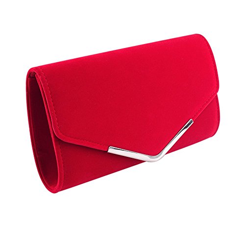 Elegante Damen-Clutchs Handtasche mit Trageriemen und Kettentasche