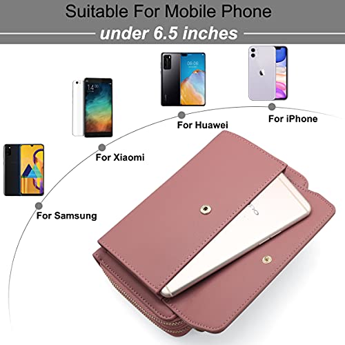 Purple Designer Crossbody Bag with Card Slots and Strap