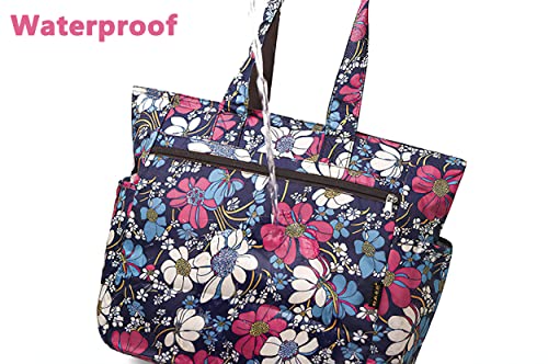 Fireworks Tree Floral Tote for Shopping and Travel