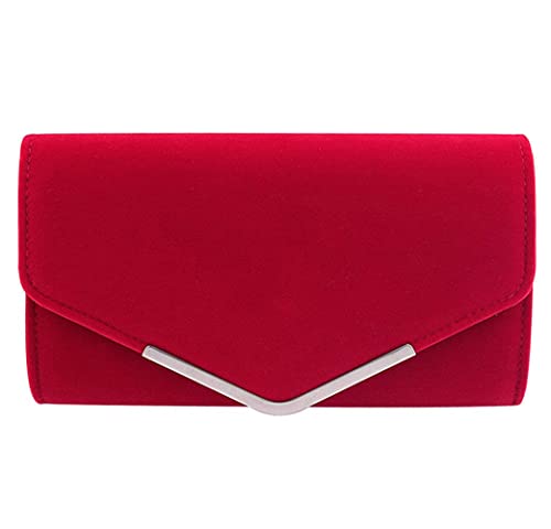 Elegante Damen-Clutchs Handtasche mit Trageriemen und Kettentasche