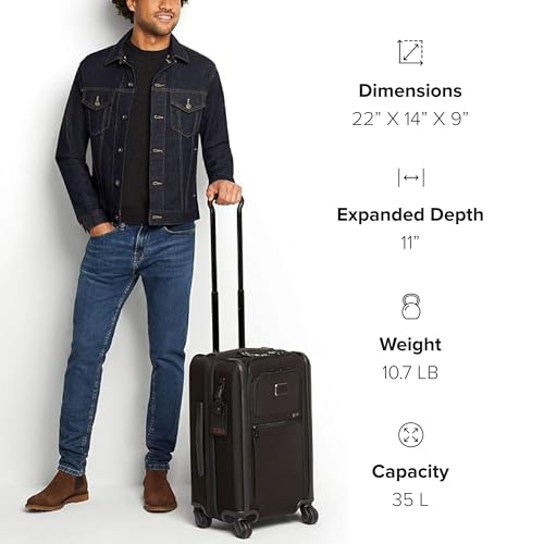 Tumi Alpha 3 Dual Access Handgepäck: Schwarz/Gold