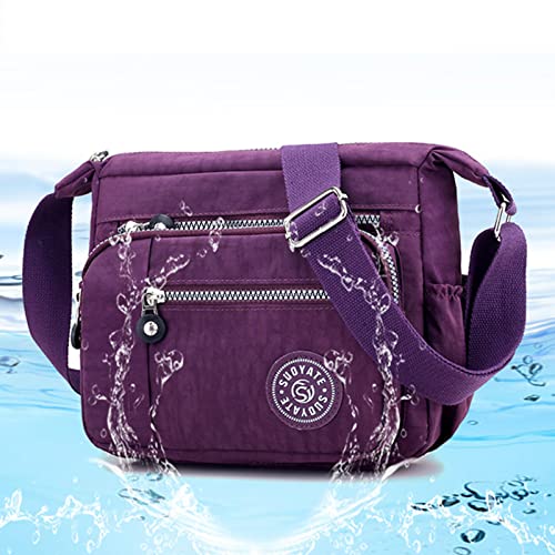 XUDREZ Multi Pocket Cross Body Bag - Red