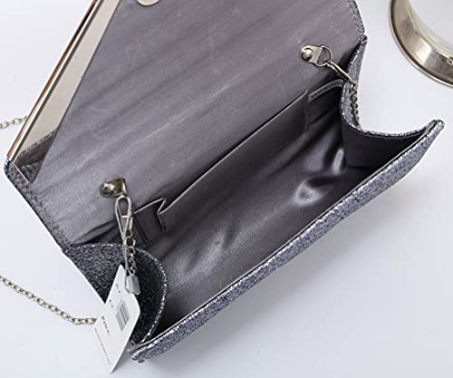 Gold V-Shape Envelope Clutch for Wedding, Prom, Bridal