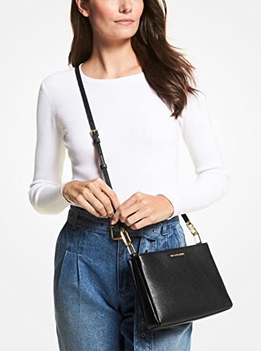 Trisha Medium Crossbody Bag in Pebbled Leather