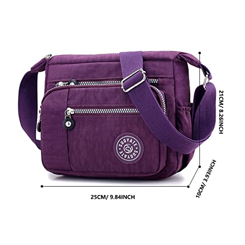 XUDREZ Multi Pocket Cross Body Bag - Red