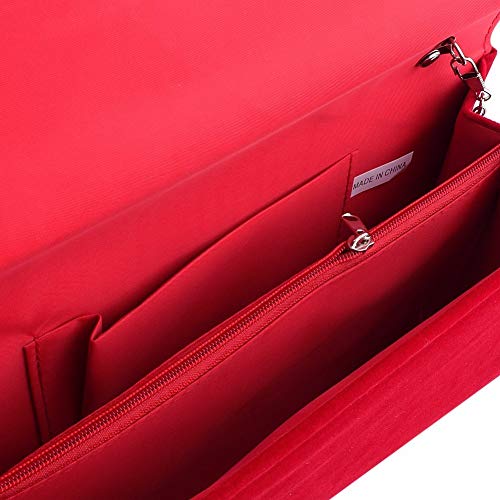 Elegante Damen-Clutchs Handtasche mit Trageriemen und Kettentasche