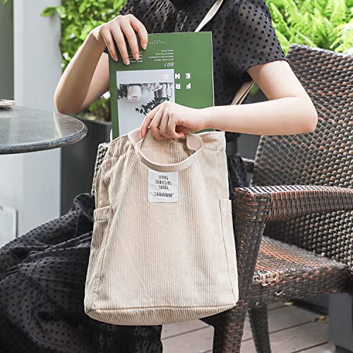 WantGor Designer Beige Shoulder Tote Bag