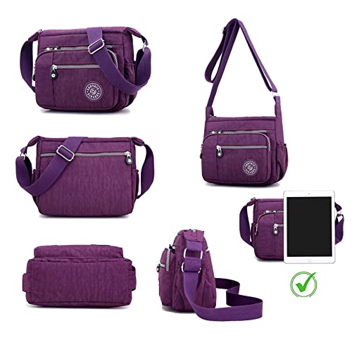 XUDREZ Multi Pocket Cross Body Bag - Red