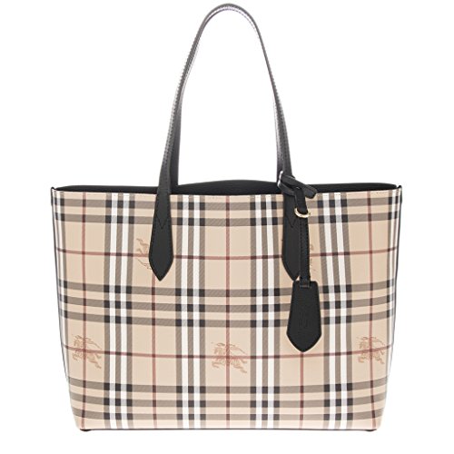 Burberry MD Tote in Reverse Lavenby Black