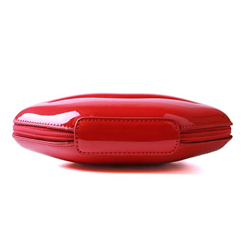 EVEOUT Red Lips Evening Clutch Purse Shoulder Bag