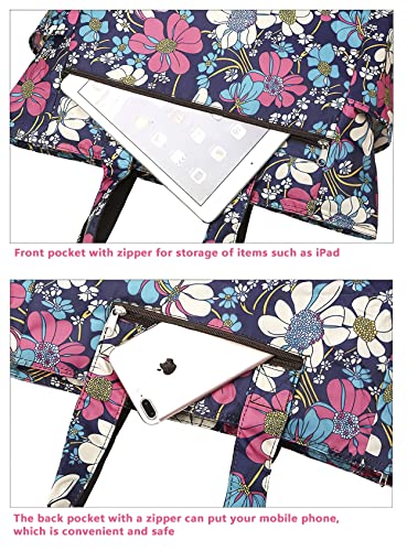 Fireworks Tree Floral Tote for Shopping and Travel