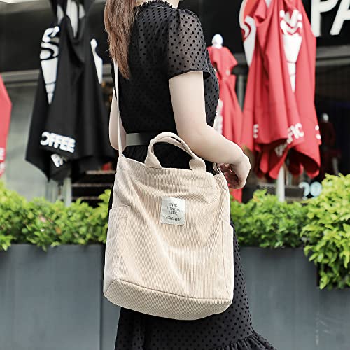 WantGor Designer Beige Shoulder Tote Bag