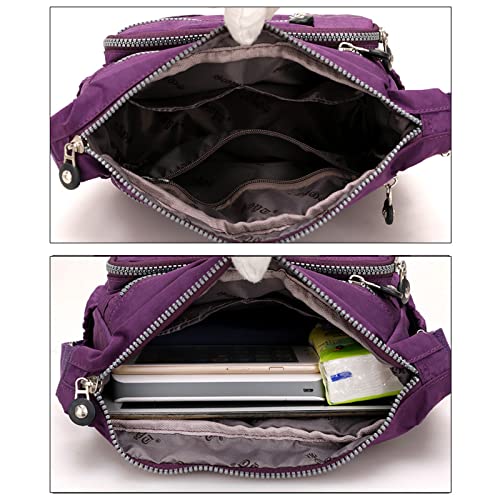 XUDREZ Multi Pocket Cross Body Bag - Red