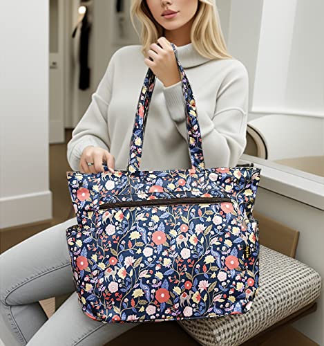 Fireworks Tree Floral Tote for Shopping and Travel