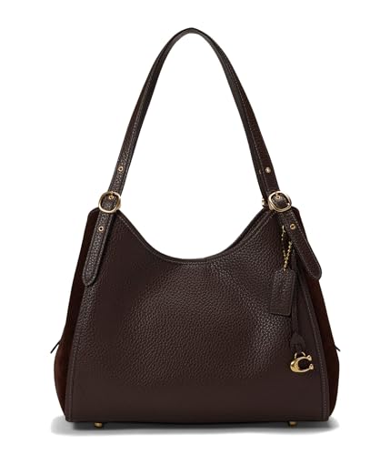 COACH Lori Leather Shoulder Bag, Maple, One Size