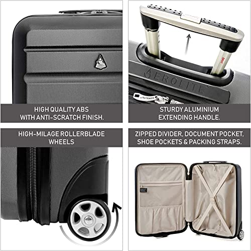A5ryanair-approved carry-on luggage bundle with 5-year warranty