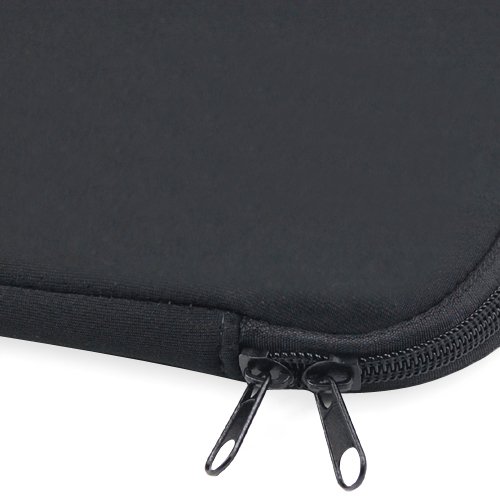 Accessotech 15.6" Designer Laptop Sleeve Bag - Black
