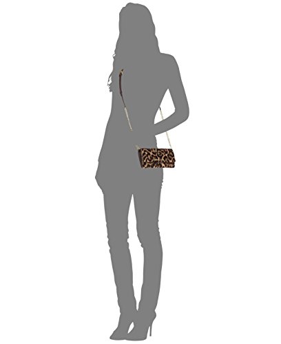 Leopard Hair Calf Chain Wallet by Michael Kors