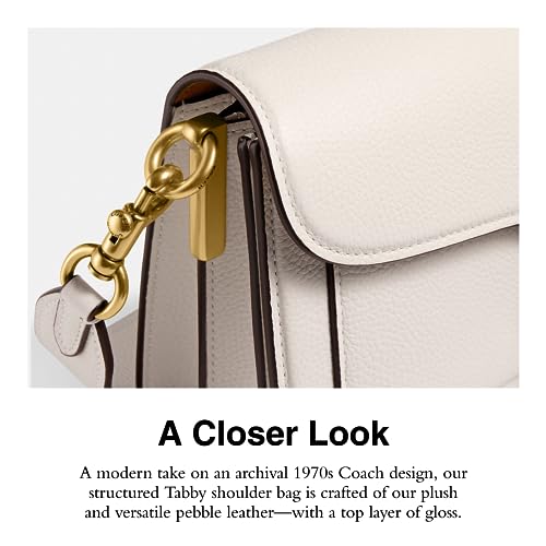 Coach Cream White Shoulder Bag, cream white